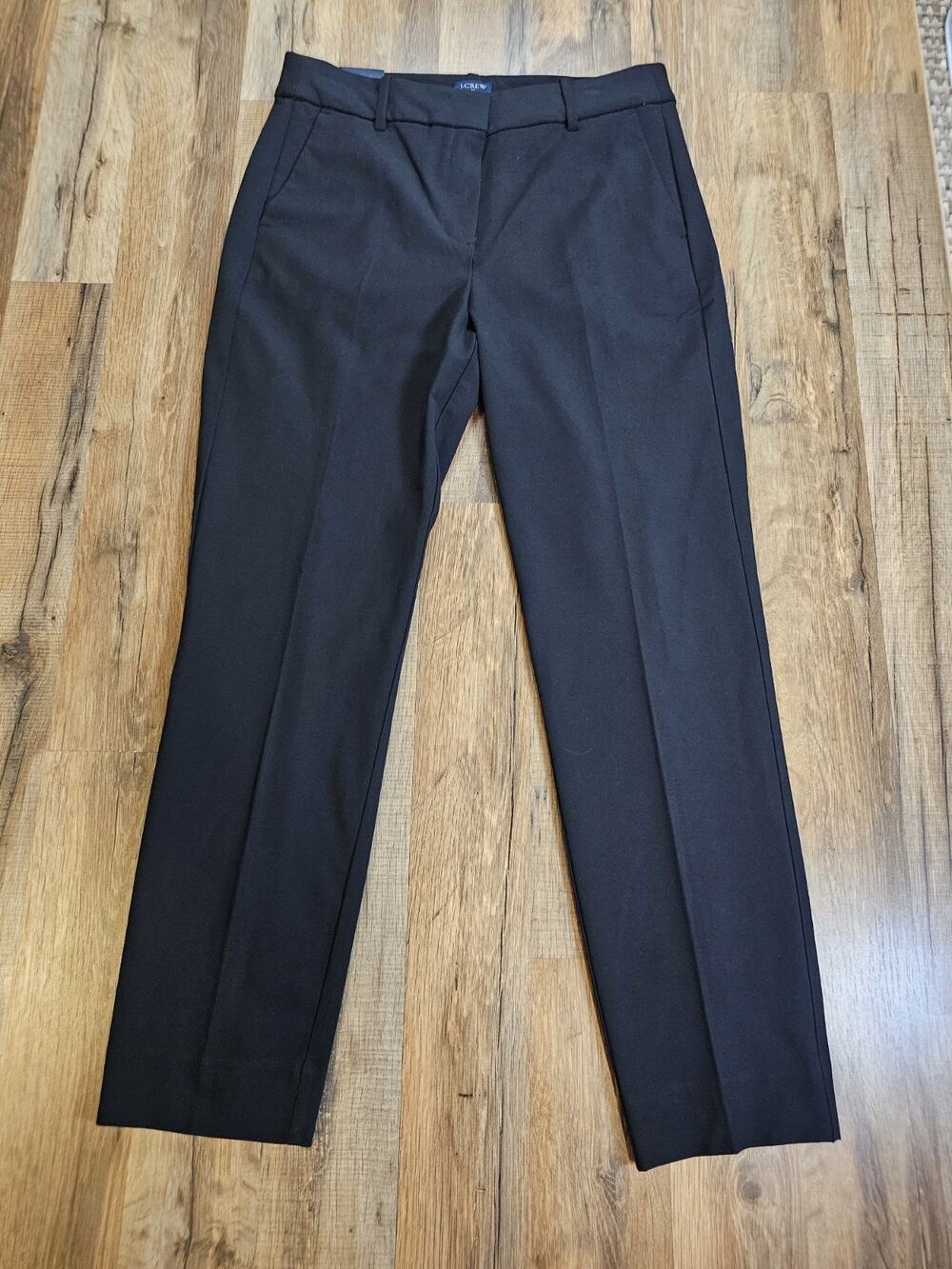 J. Crew Ruby Crop Pant Women's Size 6 Black New Career Stretch